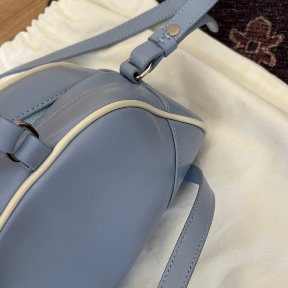 Excellent Condition Reformation Mini Claudia Bag in Light Blue - Picture 6 of 10